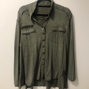 Free People button up blouse